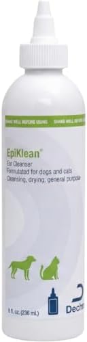 Dechra EpiKlean Ear Cleanser side profile showing fluid volume