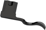 Ergonomic aluminum camera thumb rest for Fujifilm digital cameras side angle