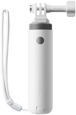 Side profile of the portable power handle highlighting the USB-C charging port connection.