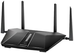 Premium USA imported Netgear Nighthawk 6 stream router displaying LED status indicator lights