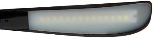 The frosted lens design of the i2 Gear dimmable reading light showing soft diffused glare free output.