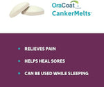 OraCoat canker sore medicine box with benzocaine details