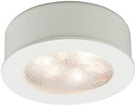 WAC Lighting HR-LED87-WT LED round button light front view