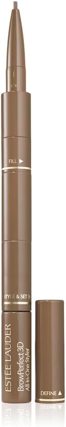 Premium cosmetic brand eyebrow definition styler close up view