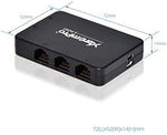 XtremPro network switch hub side profile showing RJ45 ports