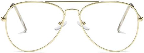 Detail of Aisswzber aviator glasses temple and arm hinge