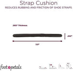 Adhesive strap cushions for sandals and high heels