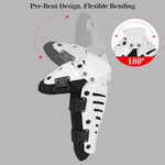 WEWAYSTEP mountain bike shin guards with removable lining detached for easy cleaning