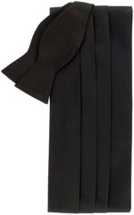 David Donahue 100% Silk Self-Tie Bow Tie & Cummerbund Set (CH100001-P) - Image 2
