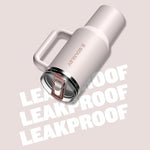 Stanley Dried Pine VRT insulated mug showcasing the double-wall vacuum insulation construction
