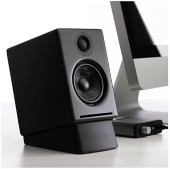 Audioengine DS2M powder-coated steel stands side profile