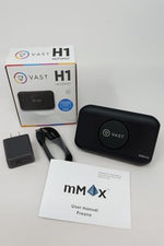 Generic Vast H1 dual band mobile router showing side profile detailing slim pocket-sized construction for travel.