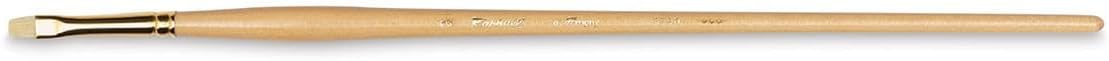 Raphael long wooden handle painting brush studio display