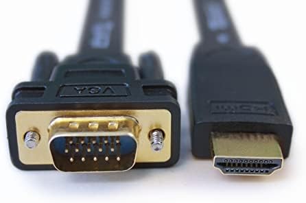 Plugable digital to analog conversion cable showing gold plated pins