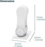 Inaya Child Proof Door Lever Lock, Baby Proofing Door Handle Lock, Minimalist Design, 3M Adhesive & No DrillingNeed, Child Safety Door Handle Locks (2 Pack) - Image 7