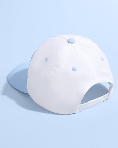 Xo, Fetti white and blue trucker hat lifestyle shot