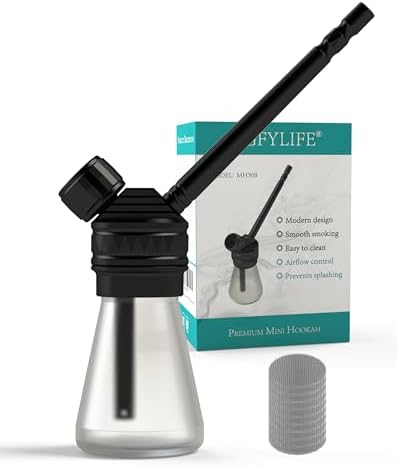 Mini Portable Hookah Set, Designed for Tobacco Use, for Home or Travel - Image 8