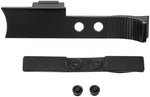Camotokiit camera thumb support handgrip in anodized black showcasing the ergonomic curved design