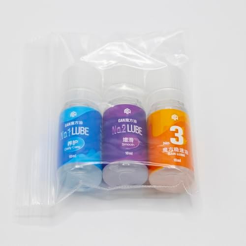 Imported silicone liquid drops applicator bottles for competitive cubers