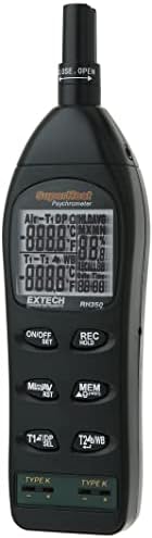 Extech Instruments RH350 Psychrometer with 2 Type-K Remote Temperature Probes - Image 2