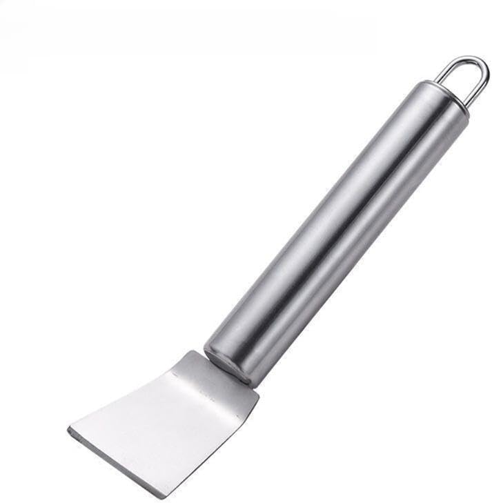 Kurriuwu stainless steel kitchen cleaning spatula front view
