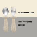 Close up of the silicone suction base on PandaEar baby plates