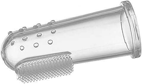 Dr. Brown's baby finger brush with clear protective storage case.
