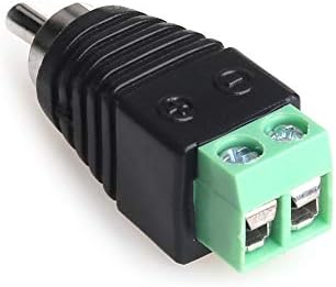 MOBOREST USA imported audio visual cable terminal connector pair for home theater integration.