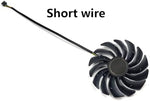 Rakstore dual replacement fans laid out flat showing the shared wiring harness configuration.