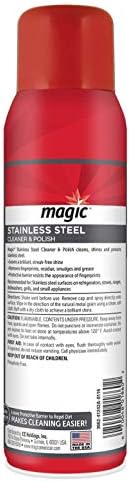 Magic Stainless Steel Spray can close up showing premium protective technology label