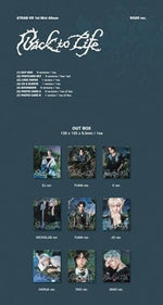 Official Korean mini album by HYBE LABELS JAPAN featuring Nicholas cover outbox items layout