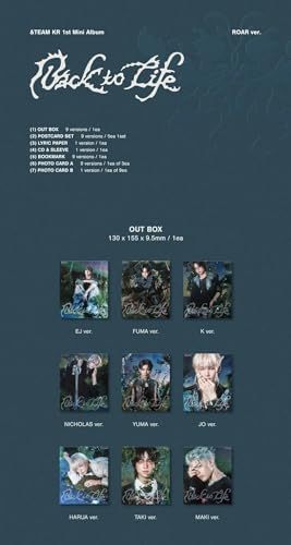 Official Korean mini album by HYBE LABELS JAPAN featuring Nicholas cover outbox items layout