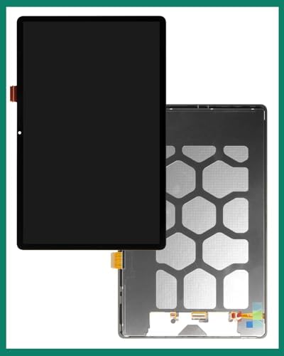 SRJTEK 12.4 inch tablet LCD screen back panel view showing flex connector cable
