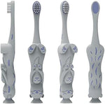 Dr. Brown's baby and toddler toothbrush back view specifications