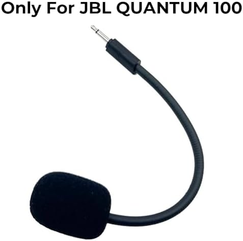 Close up of 2.5mm gold plated jack for JBL Quantum 100 mic