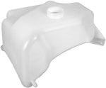 OER coolant reservoir bottle jar front view featuring durable white plastic construction for classic vehicle restoration.
