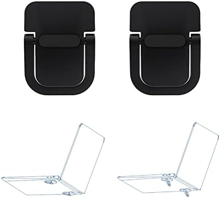 WedFeir premium metal laptop stand pack of two pieces illustrating the industrial self adhesive tape backing