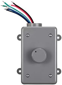 Monoprice impedance matching outdoor volume control enclosure side view