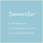 Side view of Summer's Eve 2 count box showing pH balanced benefits.