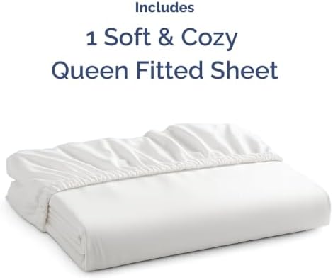CGK Unlimited Queen fitted sheet styled on a bed