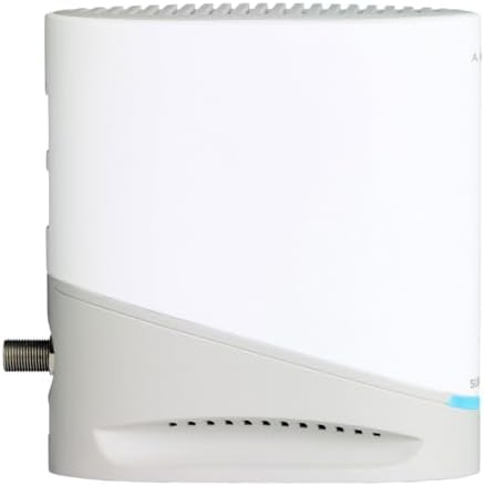 Arris S33 modem in white finish with grey base