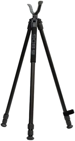 BOG Deadshot field support system collapsed into its compact and lightweight travel position.