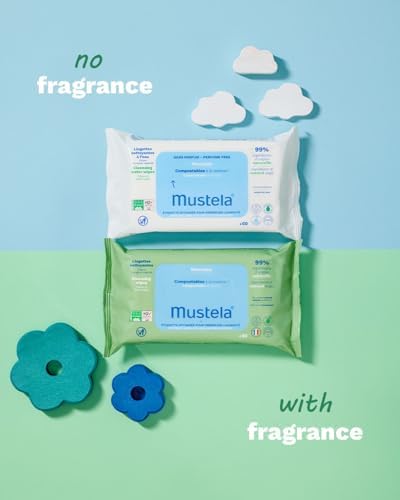 Hypoallergenic unscented diaper area cleansing wipes for infants