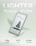 Viwoods 6.13 inch e-reader side profile design