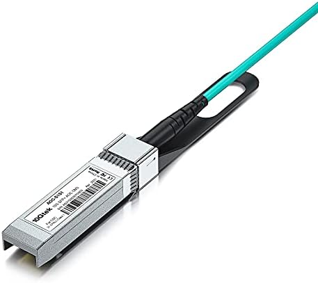 10Gtek networking cable connected to switch port