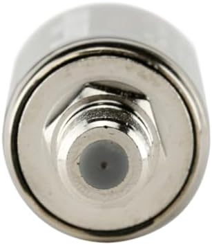 Channel Master inline coaxial filter demonstrating the built-in weather protection sealing ring.
