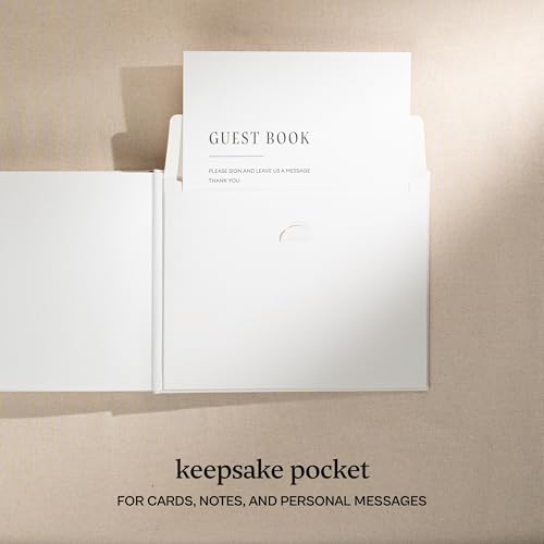 Kunitsa Co. guest book showing foil embossing detail