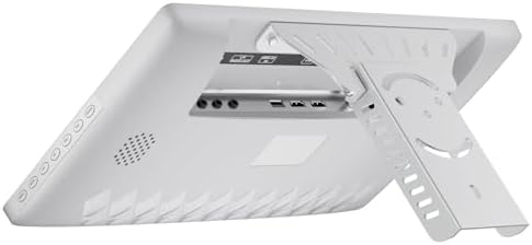 SYLVOX premium kitchen television mounted on a wall with voice remote control.
