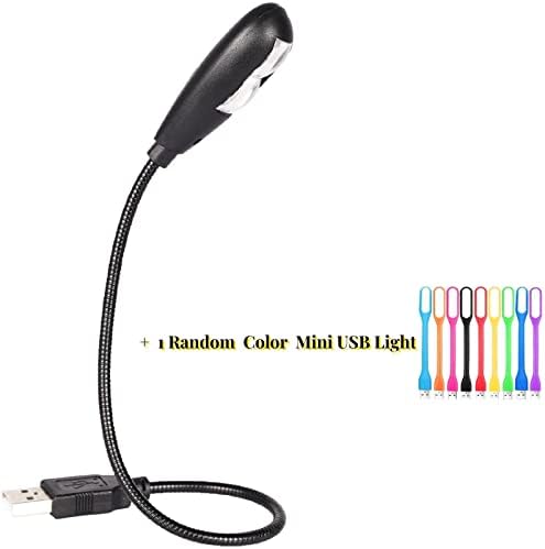 Kyfreshpower adjustable gooseneck light bent at a ninety degree angle showing touch switch detail