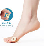 Close up of breathable foam material used in Promifun foot care products.
